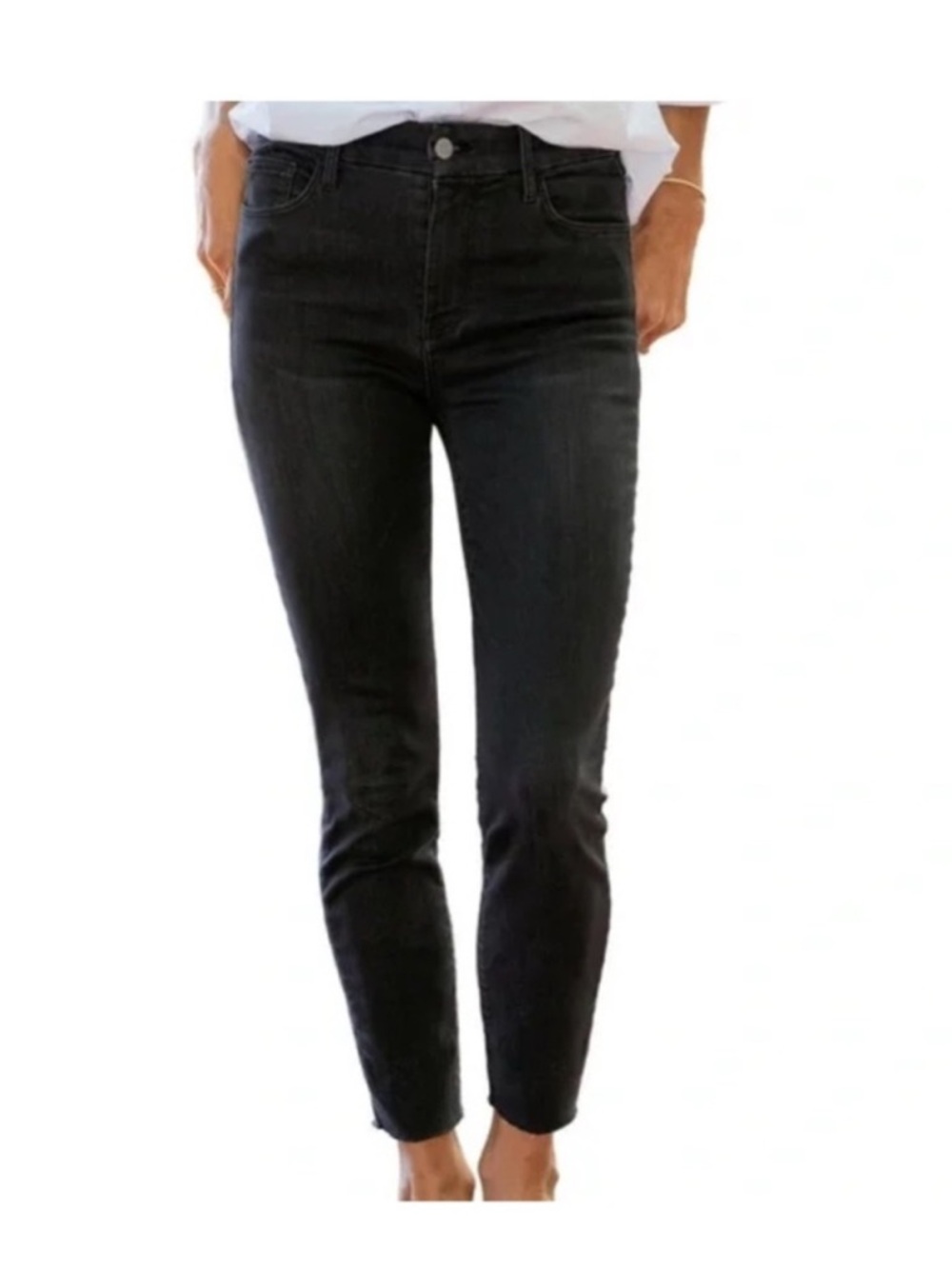 Frank & Eileen Sligo Jeans - Black Ankle Slim Cropped Jeans - Size 31